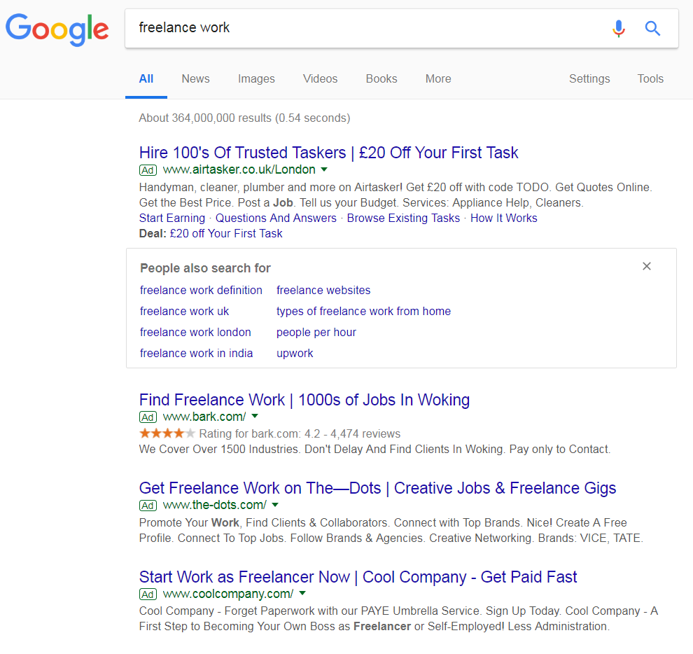 Air Tasker – Analyse A Real PPC Campaign