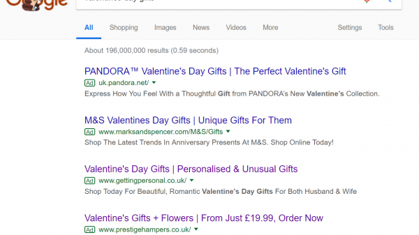 Prestige-Hampers-PPC-search-advert.png