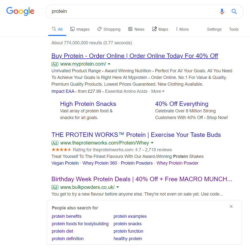 Bulk Powders – Analyse A Real PPC Campaign