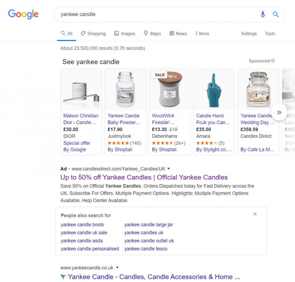 Candles Direct – Analyse A Real PPC Campaign